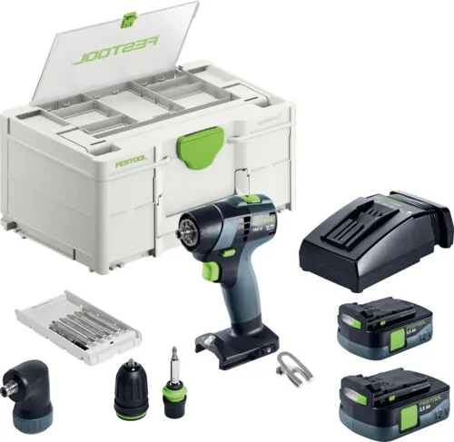 Festool Akkukäyttöinen pora-/ruuvinväännin TXS 12 2,5-Set