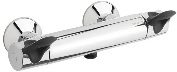 Damixa Thermixa 300 suihkuhana hoitokahvalla, kromi/musta