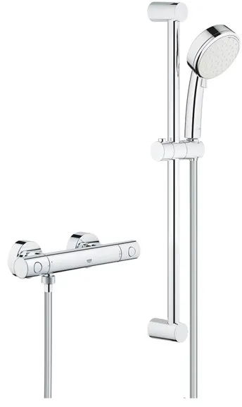 Grohe Tempesta Cosmopolitan 100 suihkusarja (Grohtherm 800 Cosmopolitan termostaattihana, kromi)