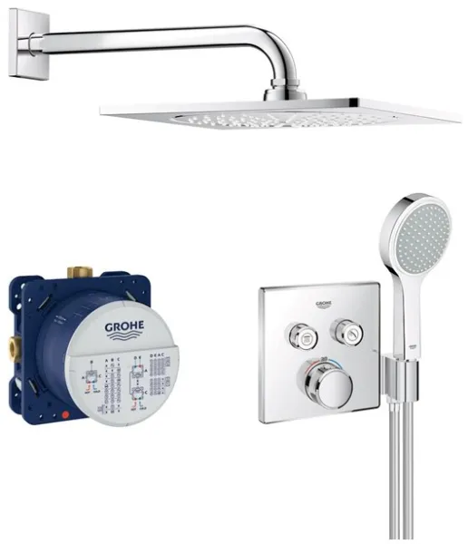 Grohe Grohtherm SmartControl suihkusarja (yläsuihkulla, kromi)