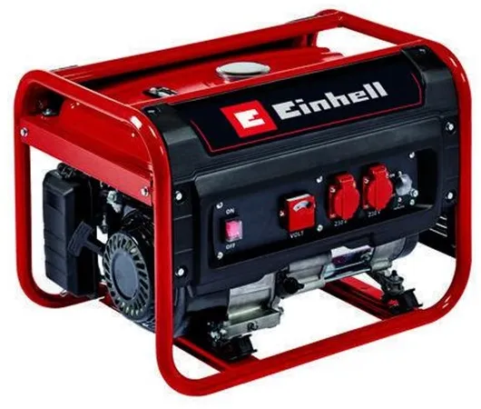 Einhell TC-PG 25/1/E5 bensiinikäyttöinen generaattori, jossa on 2x230V lähtö 2400 wattia