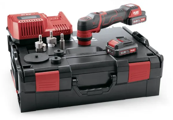 Flex akku kiillotuskone PXE 80 10.8-EC/2.5 Set
