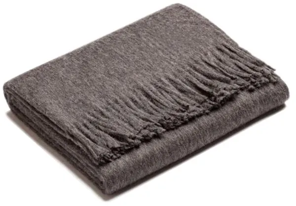 Sibast Furniture Plaid Alpaca Tummanharmaa